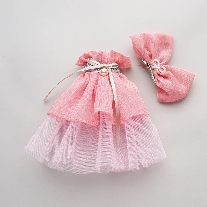 New Clothing Suitable for 16-17CM 1/8 BJD Hinge Doll Accessories Princess Skirt Set Girl DIY Dress Up Toy Clothes