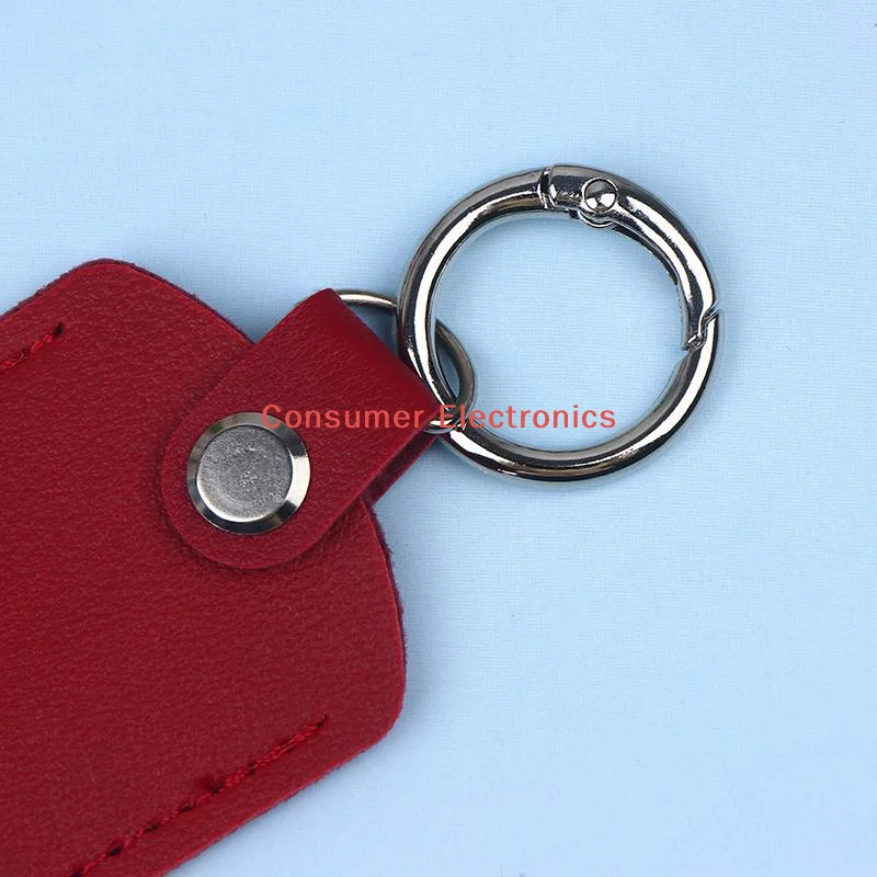 

[N] Leather Bag Case For Chameleon Ultra Accessories NFC Smart Access Card Sleeve Case Genuine Leather Keychain IC Card Bag
