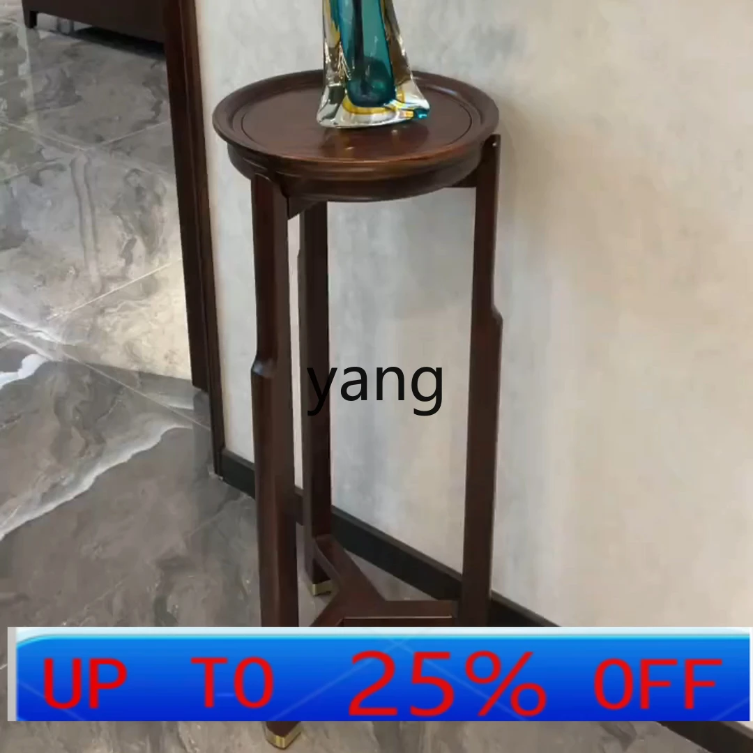 LMM new Chinese ebony flower stand combination modern simple zen bonsai stand floor-to-ceiling flower table