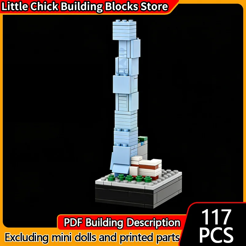 

City Street View Model MOC Building Bricks Super High-Rise Service Apartment Modular Technology Gifts Holiday Assemble Toys Suit