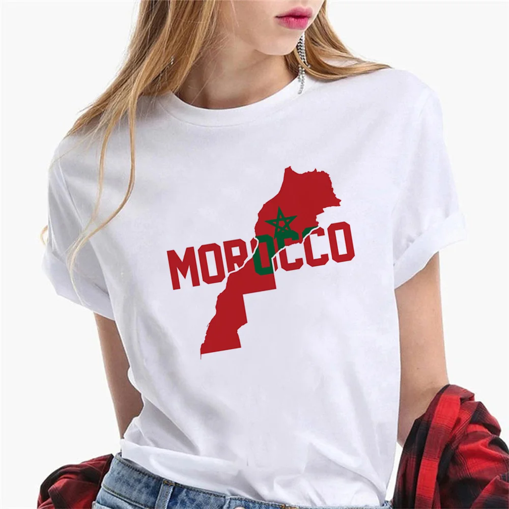 

Maroc Morocco top women comic manga harajuku Tee female funny anime clothes