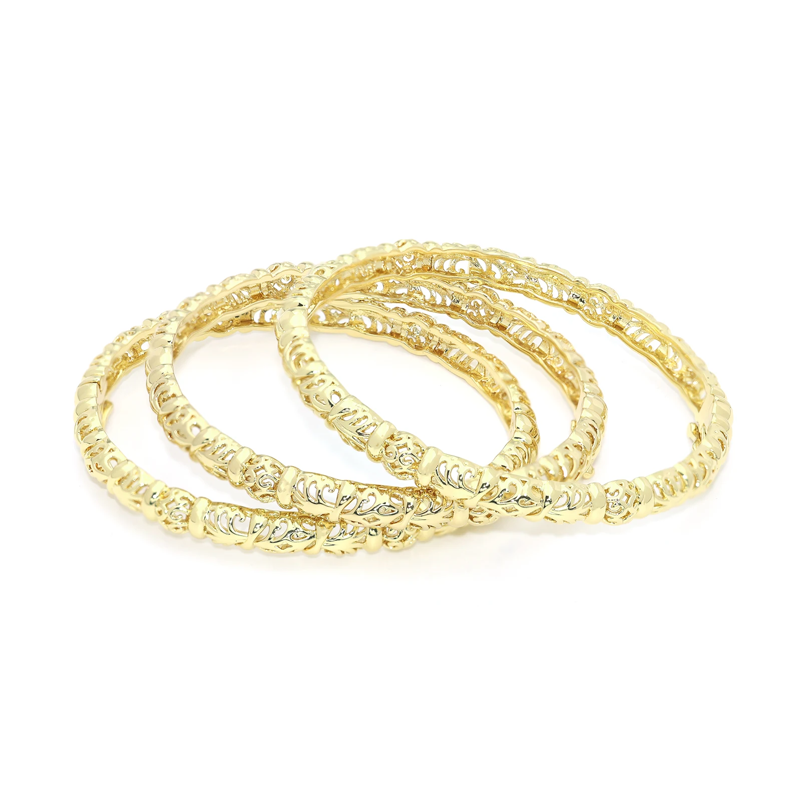

Luxury Gold Plated African Wedding Bracelet for Ladies Fashion Design Beautiful Lucky Brides Hand Chain Jewelry Accessory