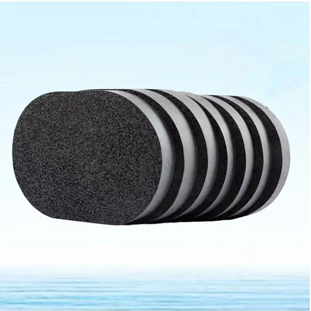 Natural Black Bamboo Charcoal Facial Puff Face Deep Sponge Portable Exfoliating Makeup Cosmetics Cleansing Tools Beauty Sof A5N7