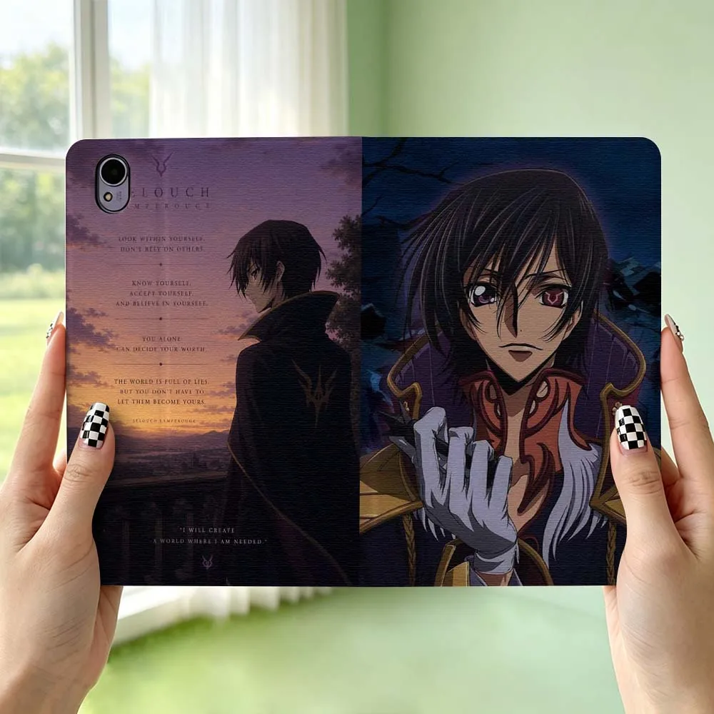Anime Lelouch Art Pen Tray For Huawei MediaPad MatePad Honor Pro V6 9 V8 X9 X 10 13.3 12.3 11 11.5 Inch Tablet Case
