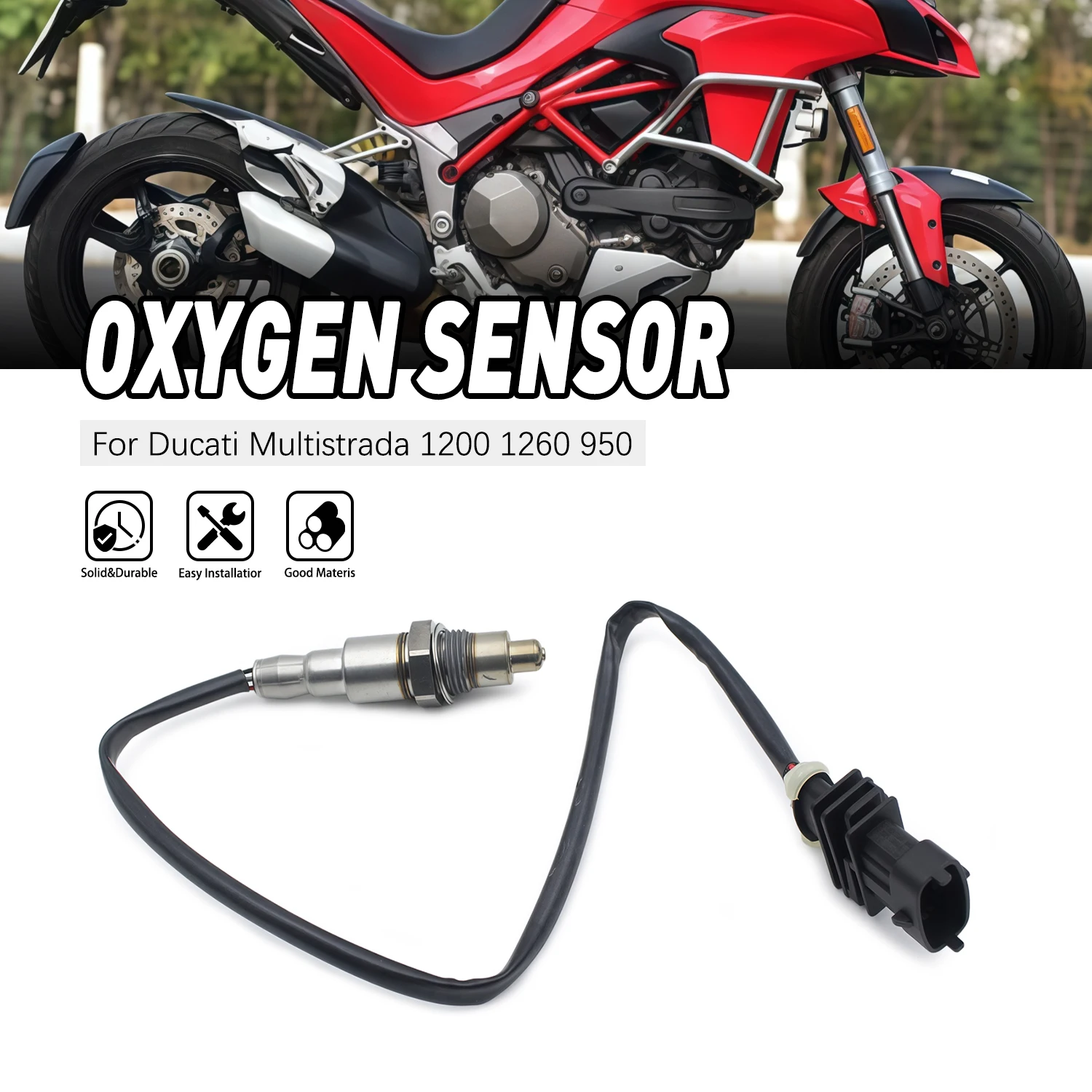 For Ducati Multistrada 1260 2018 Pikes Peak 950 S 2018 SW 1200 2018 Enduro Pro Oxygen Sensor Motorcycle 55214491B Motorbike Part