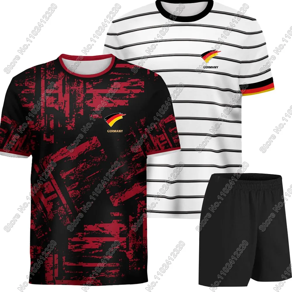 Maillot Germany National Jersey team Fans 2025 T Shirts Deutschland Mens Shorts Running Streetwear Casual Training Suit Clothe