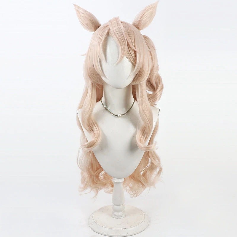 Game Umamusume Victoire Pisa Cosplay Wig Pretty Derby Victoire Pisa Cos Hair For Comicon Party Adult Women Men