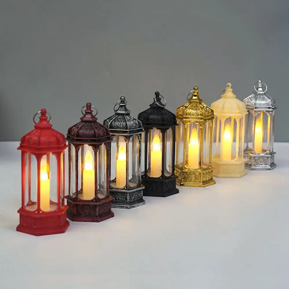 Arabic Style Decorative Lantern Candle Stand Vintage Ornament For Wedding Party Home Interior Festive Decor