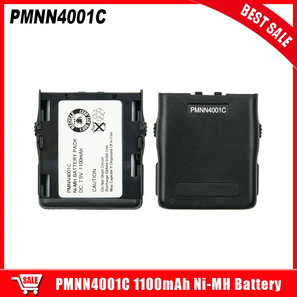 PMNN4001C Ni-MH Battery 1100mAh for Walkie Talkie GP68 GP38 GP63 Two Way Radios Replacement Battery Interphone Accessory