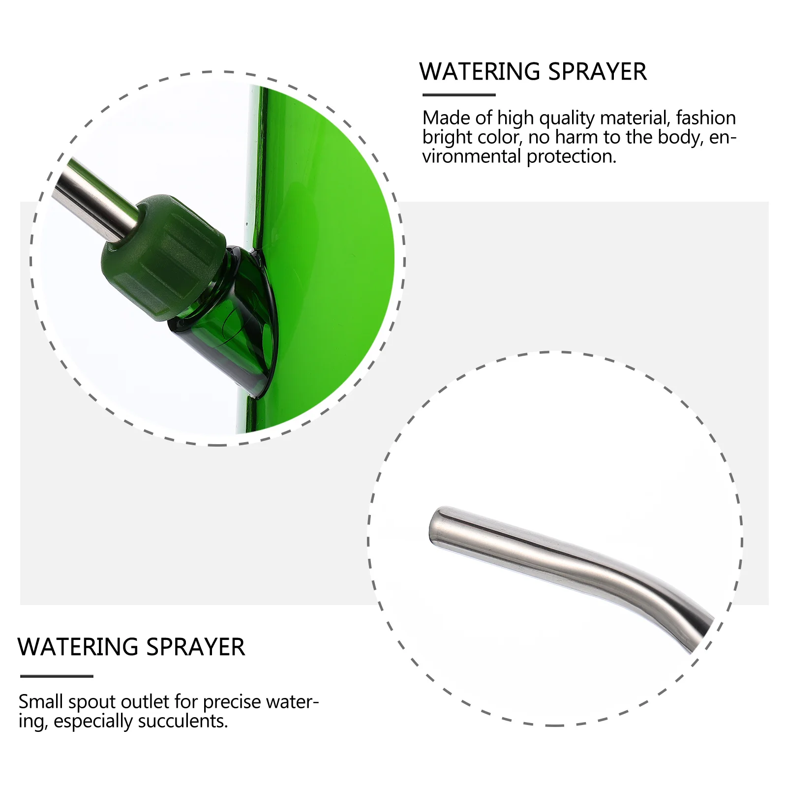 

Watering Can Lightweight Small Spout Precise Flow For Succulents Garden Watering Bottle Sprinkling Can Home Plants Cleaning Long