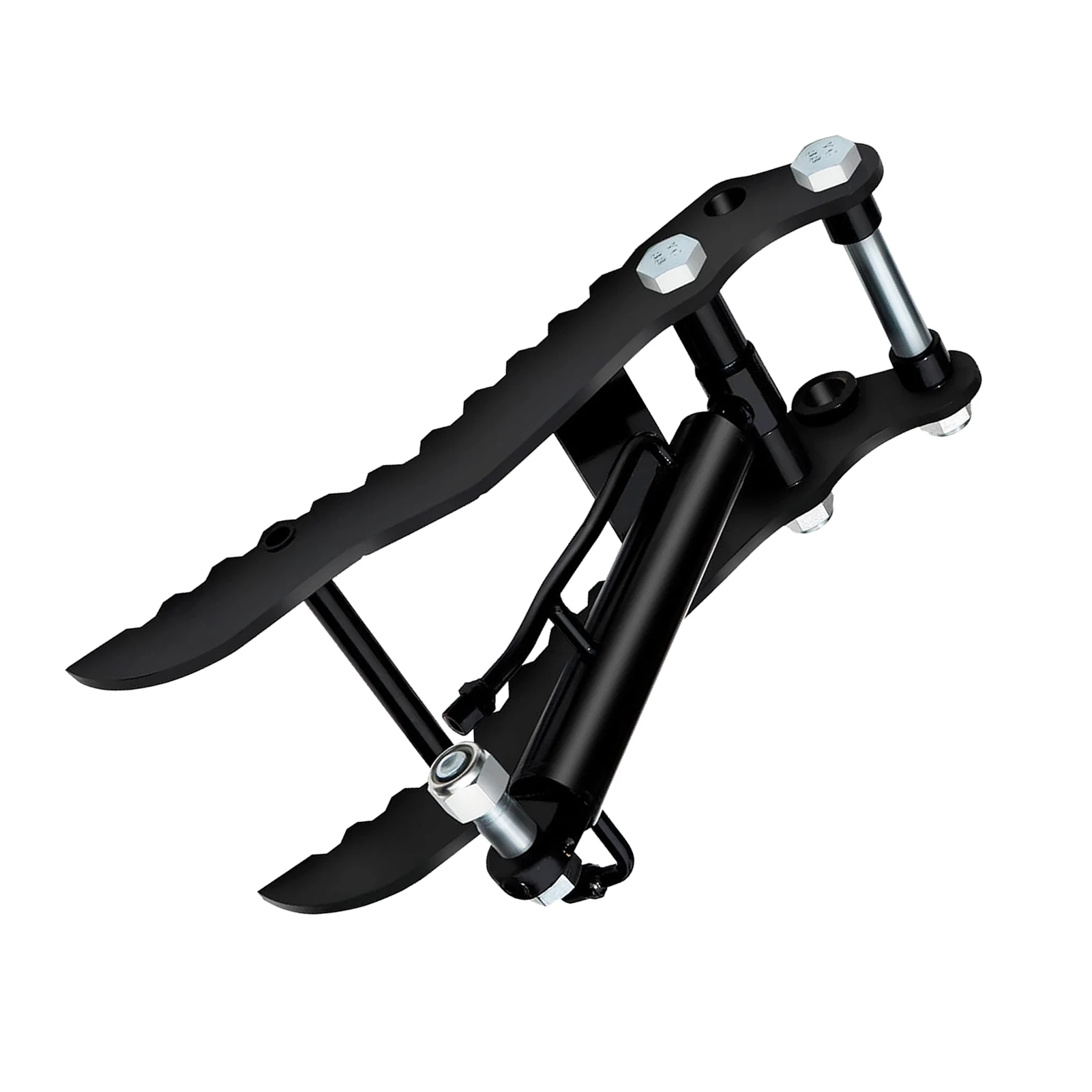 

Mini Excavator Thumb Clip 3.54in Span Rugged Hydraulic Thumb Clip Attachment Mn Steel 0.98in Hole Diameter for Waste Recycling