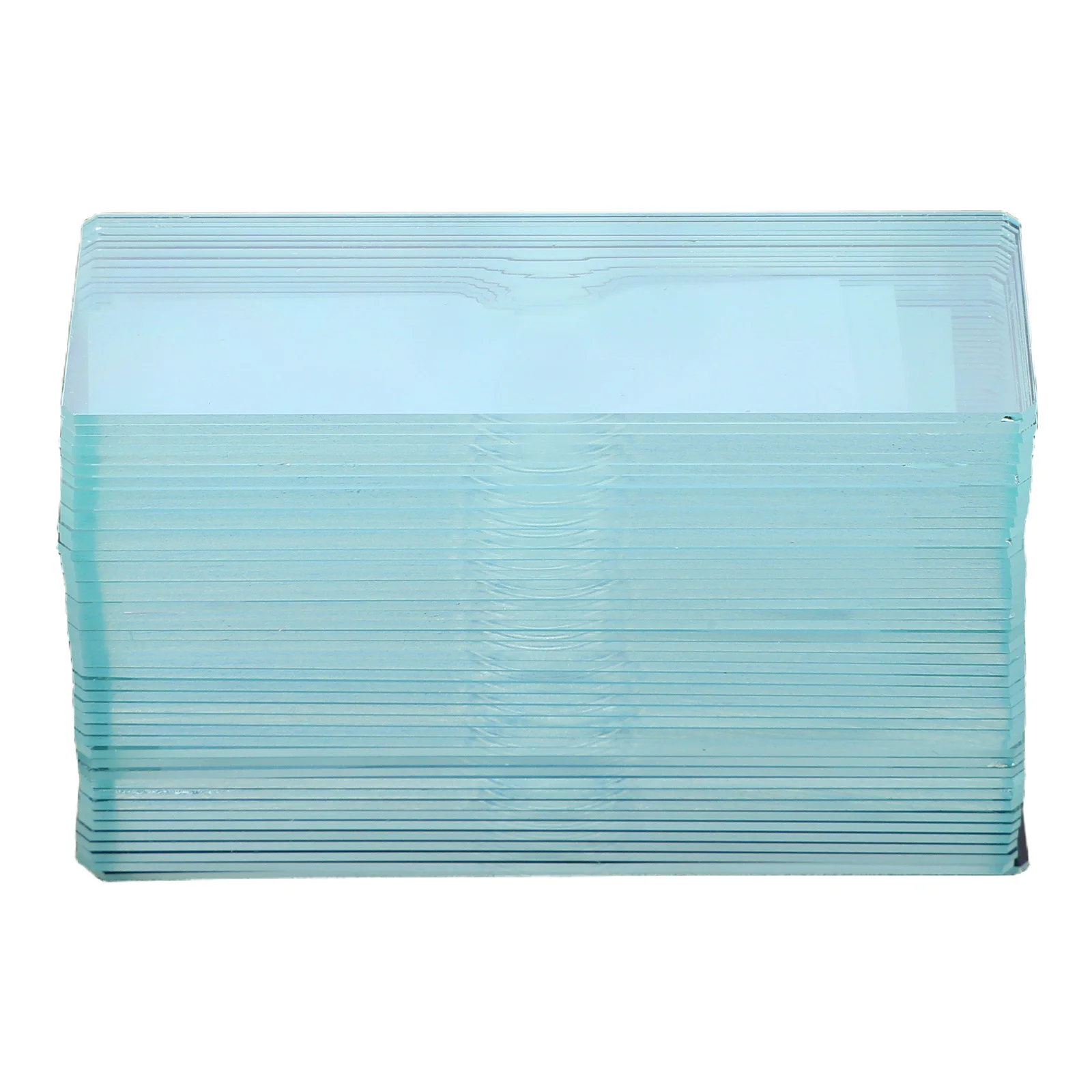 50 stuks enkele concave microscoopglaasjes glas voor watermonsters laboratoriumgebruik stevige gladde rand veilig hanteren onderwijs