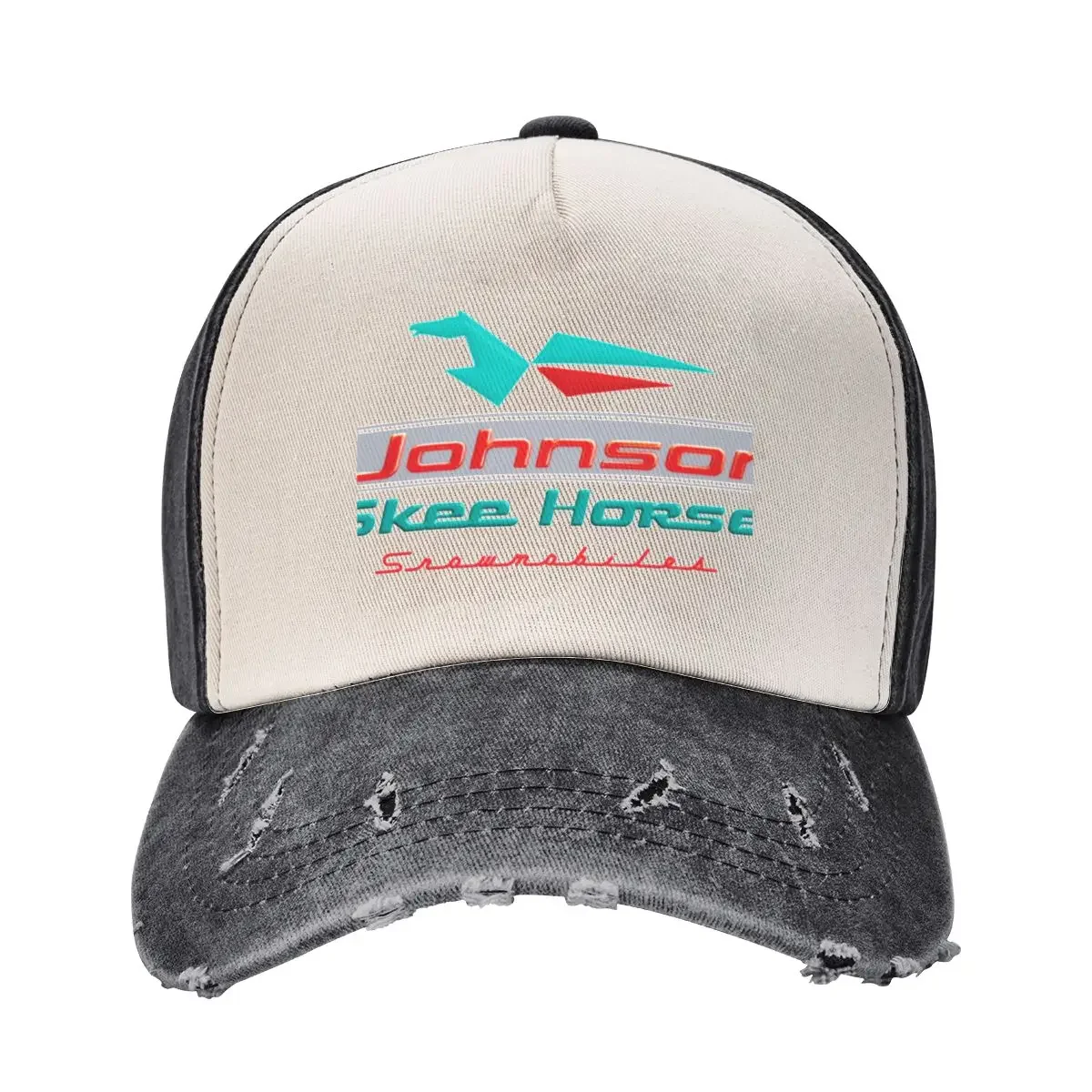 

Винтажная бейсболка Johnson Skee Horse Snomobiles от OMC, чайная шляпа, роскошная брендовая новая шляпа, мужская теннисная женская кепка