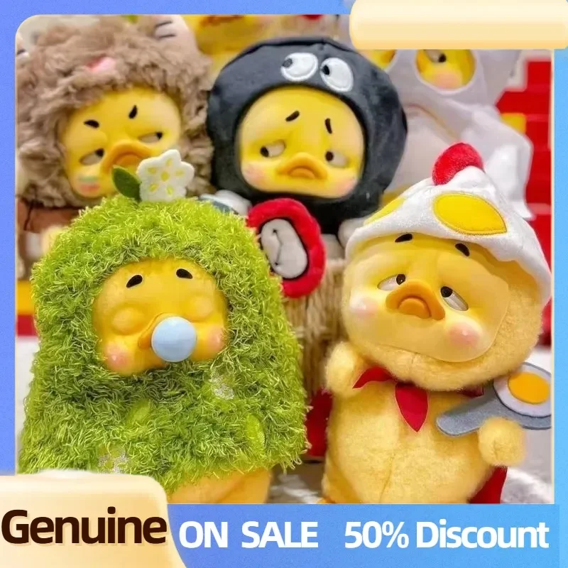 

Genuine Upsetduck Blind Box Upset Duck V3 Born This Way Vinyl Plush Dolls Cute Duck Anime Action Figure Mystery Box Gifts Toys