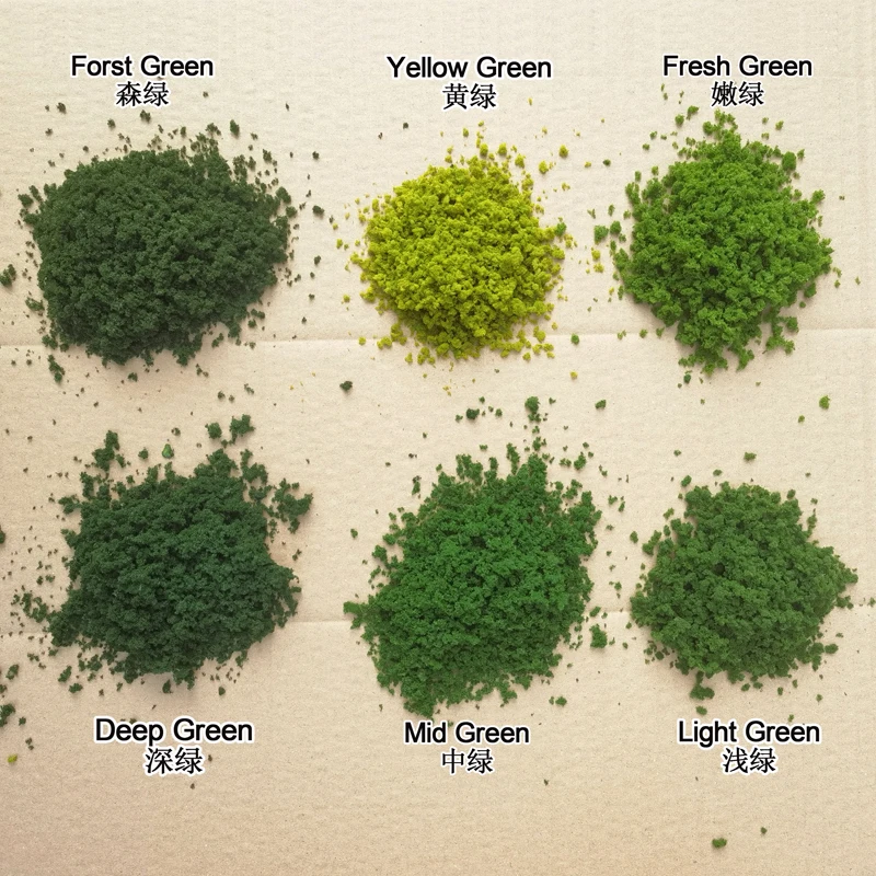 30g 3-5mm Modell Baum pulver Miniatur architekto nisches Baum pulver für Diorama Garten herstellungs material gemahlenes Schwamm material