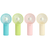 New Mini portable fan, handheld small fan, Battery version, 1-speed handheld fan suitable for office, outdoor travel, and campin