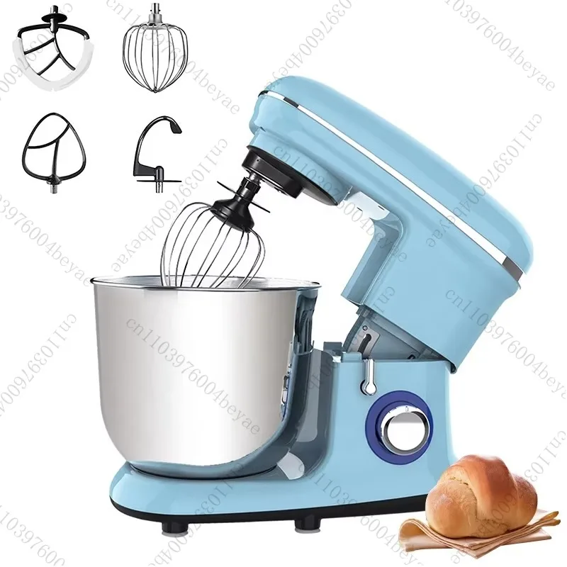 Mixer Planetar cu Bol 6 L, 1500 W, Teluri Inox și Turbo