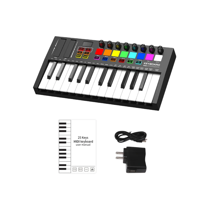 

r With 25 key USB Pad keyboards Controller