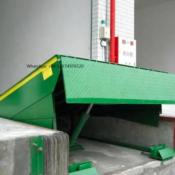 Electro-hydraulic terminal ramp lift platform New for loading and unloading container terminal levelers in restaurant factories