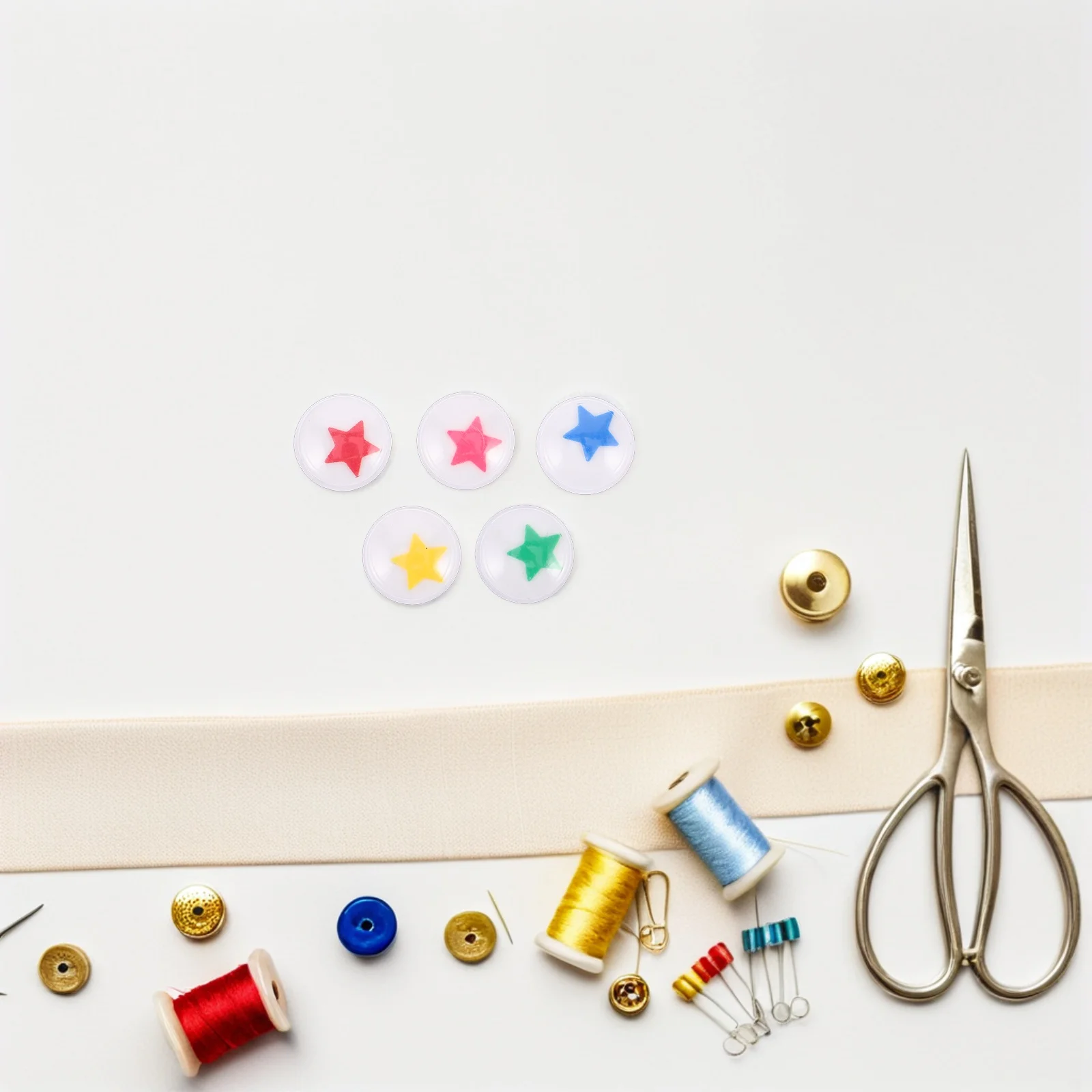 

240Pcs Children Craft Eyes Plastic Realistic Eyeballs Movable Star Center Bright Colors for DIY Puppets Crafts