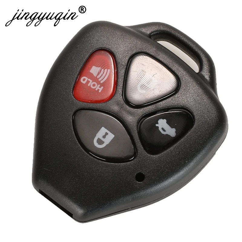 Jingyuqin 10 sztuk 2/3/4 przyciski obudowa pilota z klucz samochodowym Shell FOB dla Toyota Camry Corolla Avalon Venza bez grota