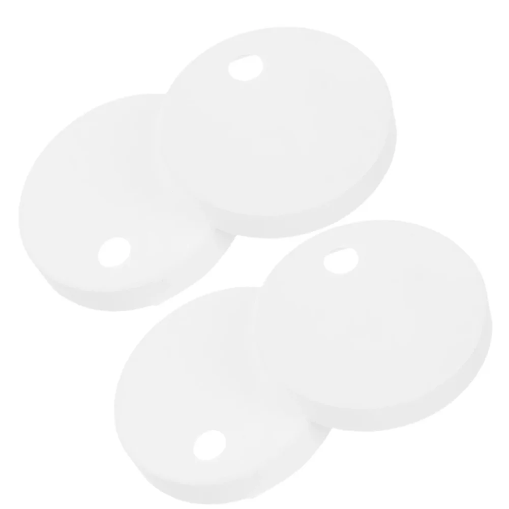4 Pack 45mm Plastic Toilet Base Bolt Covers On Decorative Lids For Hiding Screws In Modern Bathroom Renovation Projects