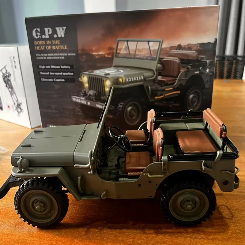 

New Hengguan 1/14 HG4-58 Jeep Adult and Children's Toy Gift