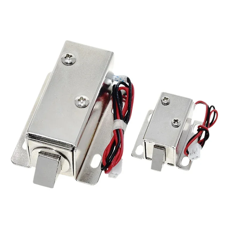 

New12V 0.35A/0.6A Release Assembly Solenoid Drawer Anti-vibration Electric Solenoid Lock Electronic Lock Catch Door Gate