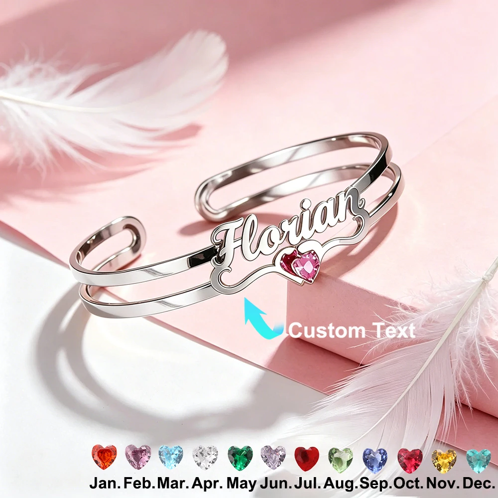 Bracciale a Cuore Personalizza - Cuff Bangle Bracelet recensione e prezzo