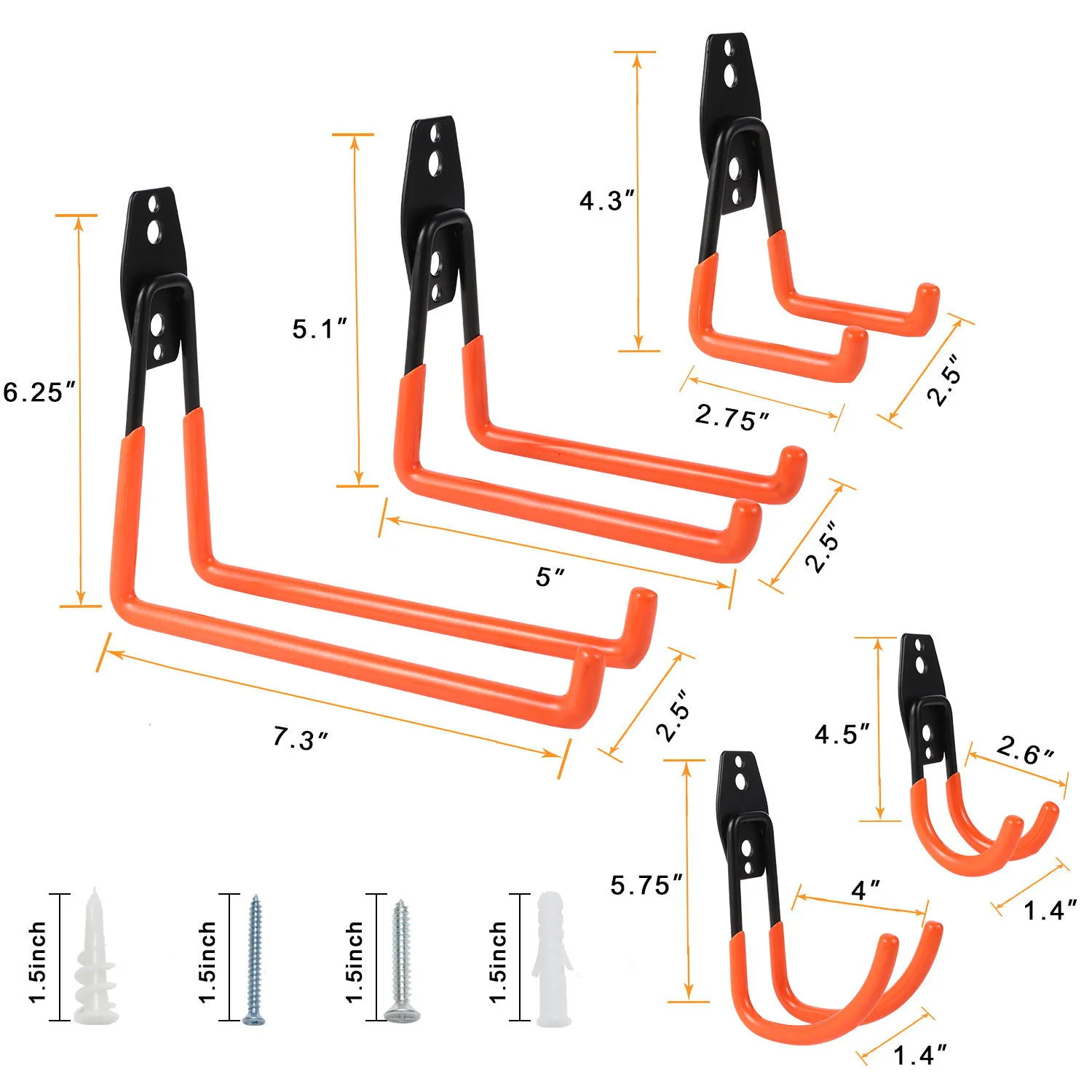 Supporto per bicicletta supporto per montaggio a parete per bici supporto per gancio supporto per parcheggio per attrezzi da appendere organizzatore