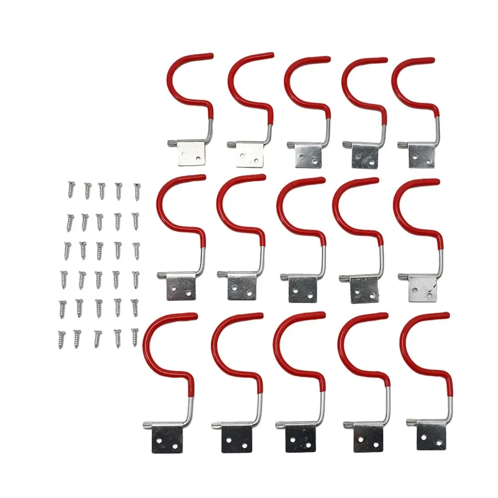 15pcs Tool Holder Hooks Wall Hooks For Tools Garden Tools Handle Holder Hand Tools Accessories Wall-mounted Fixed Bracket image 6