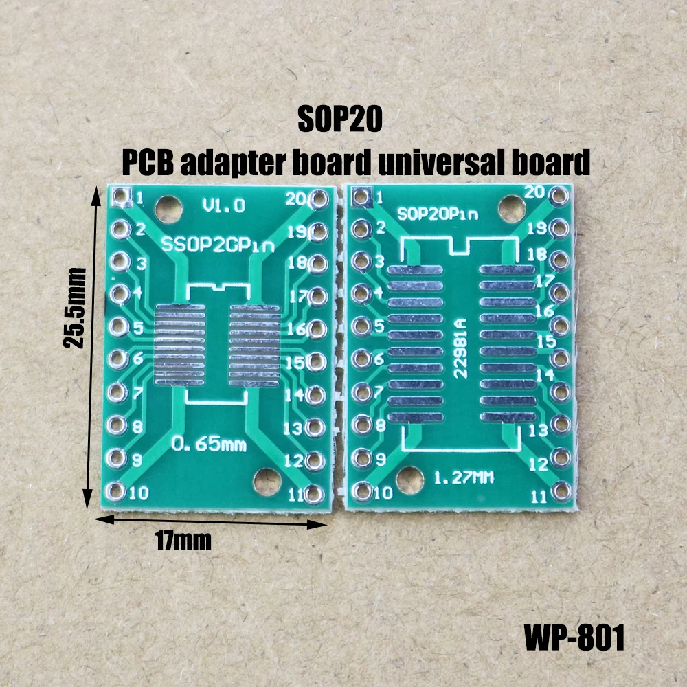 1Pce Pinboard SOP20 QFN20 QFP32 SSOP32 QFN32 QFN40 QFP44/48 TSSOP24 SSOP24 SOP28 to DIP56 56pin  IC Adapter Socket Adapte Plate