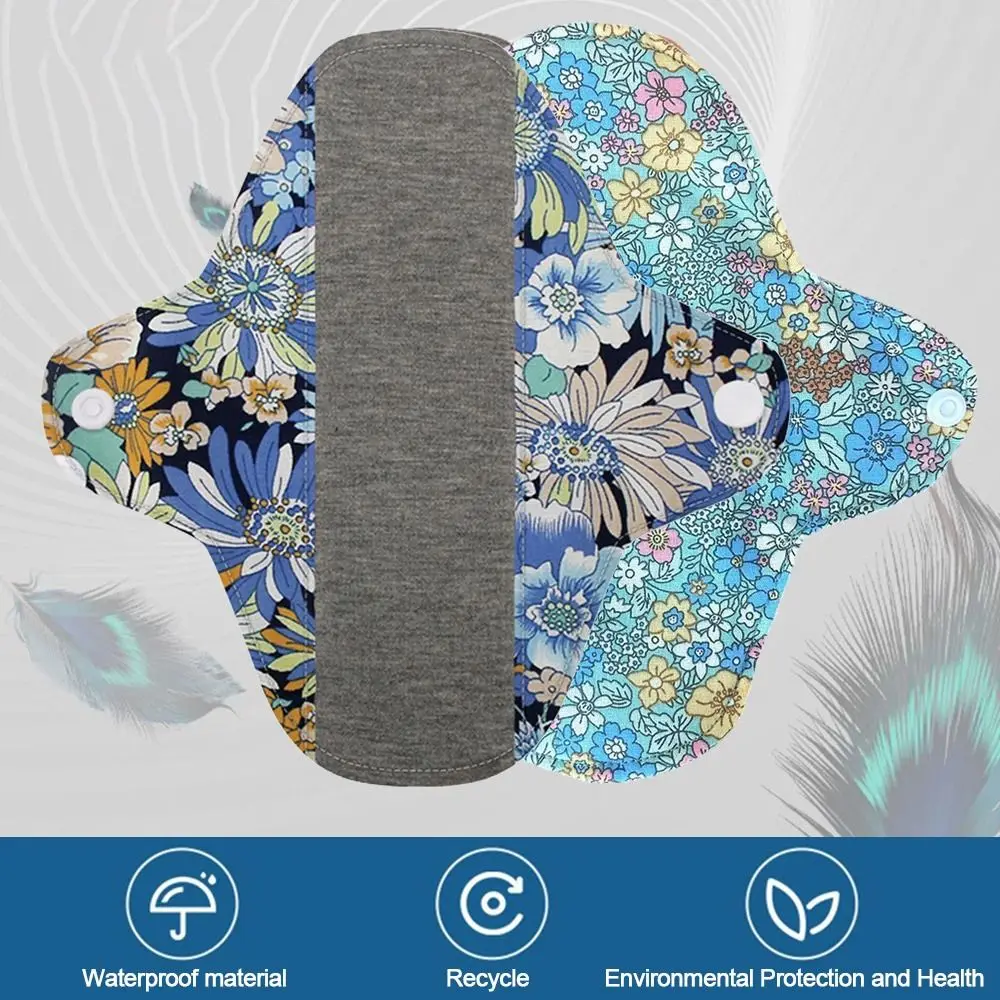 Reusable Monthly Absorbent Menstrual Female Hygiene Ecological Cloth Pads Sanitary Napkin Elderly Prevent Urine Leakage