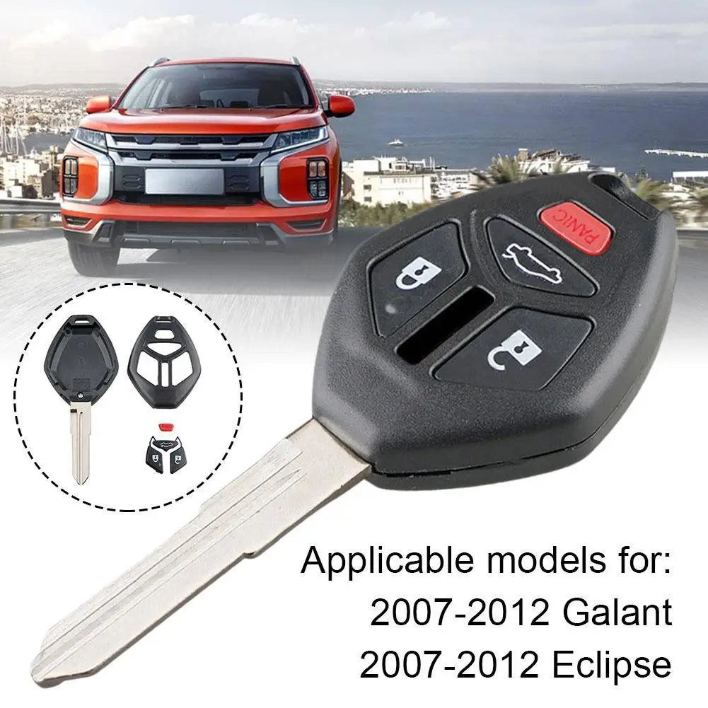 

4 Buttons Head Remote Car Key Fob For Mitsubishi Outlander Galant Eclipse Lancer Raplacement Remote Key Shell Case OUCG8D-625M-A