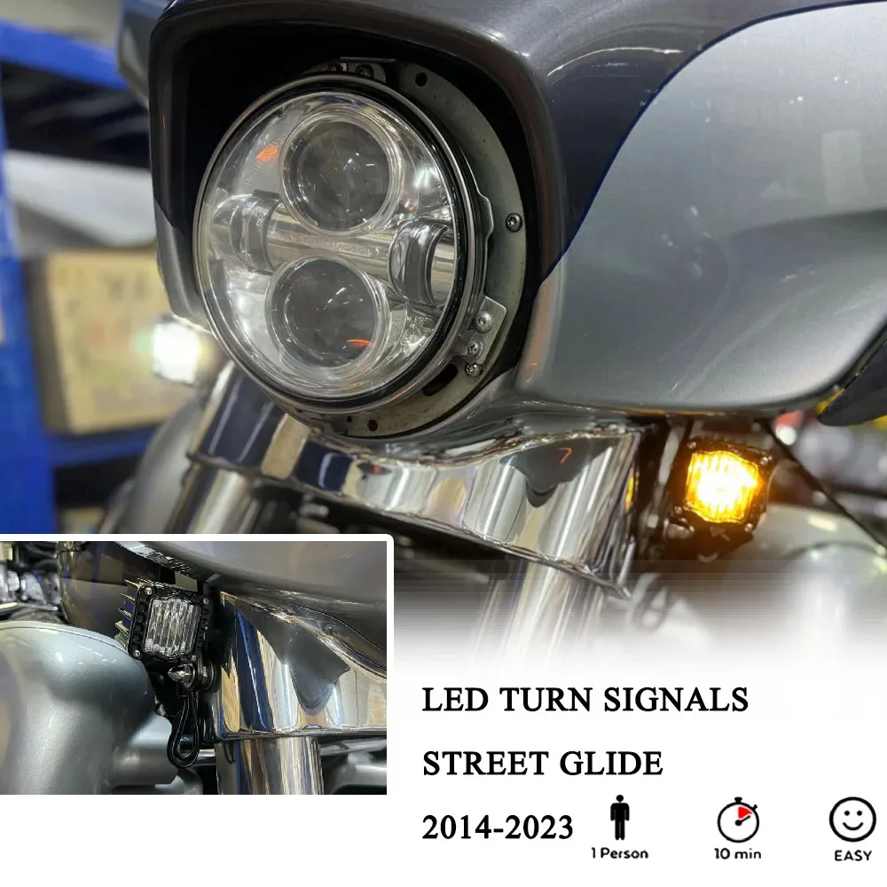 

Motorcycle Accessories high brightness High Lumen Turn Signal Light Lamp For Harley Touring Electra Street Glide ST Special 2023