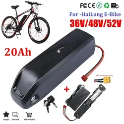 High-Capacity Bicicleta Battery Pack for 36V 48V and 52V Electric Bikes-20Ah Power Suitable for Mountain Bikes and Bafang Motors