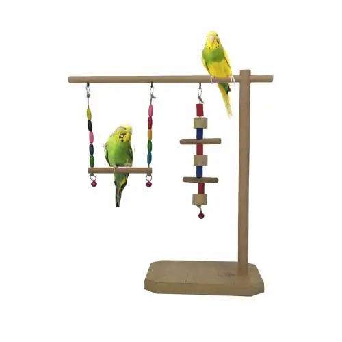 

Wood Budgie Perch Game Park 35 Cm Bird Swing Bird Training