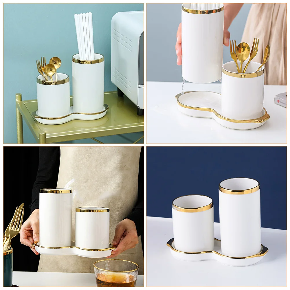 

Chopstick Drain Holder Kitchen Supply Utensil Storage Rack Chopsticks Organizer