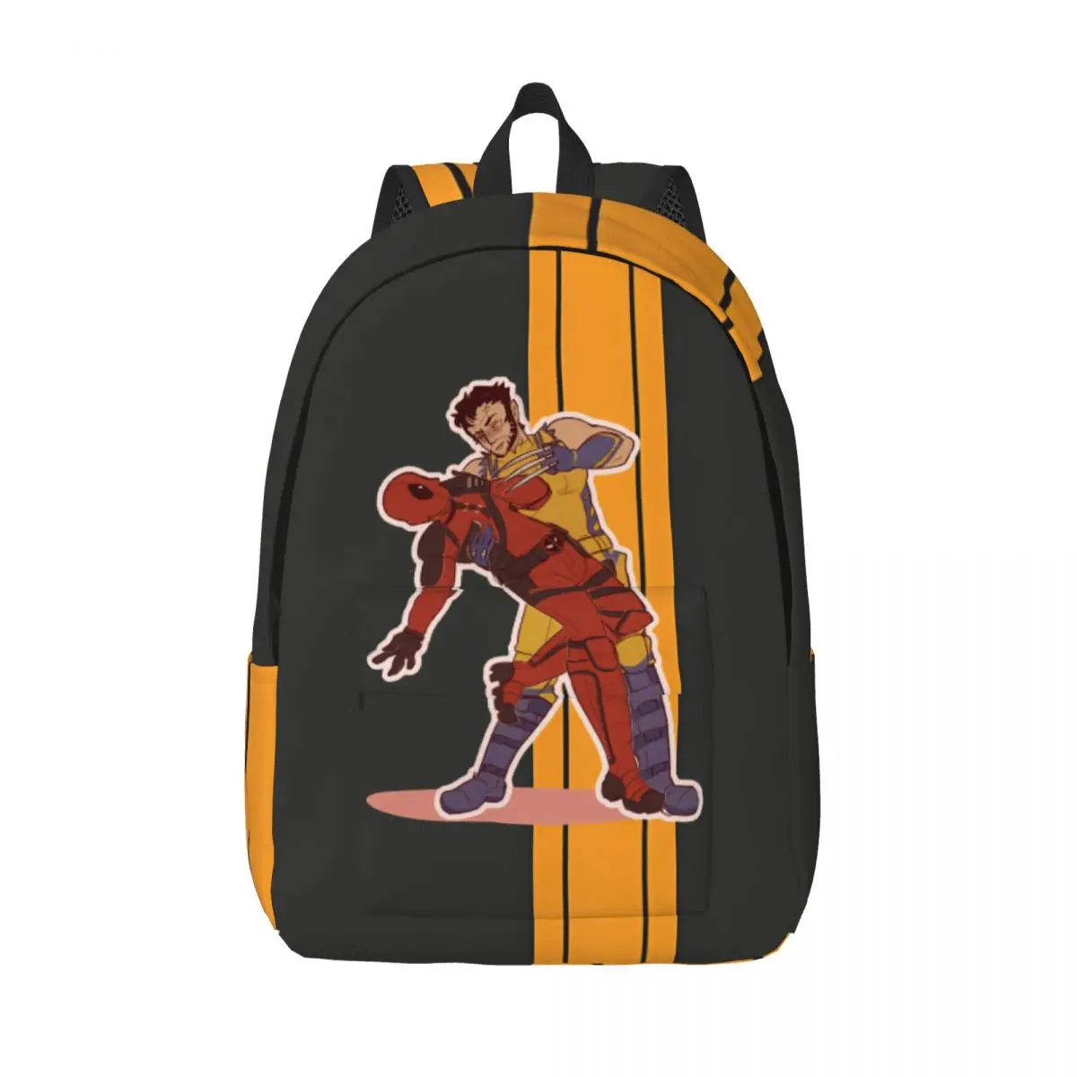 Backpack Popular Marvel Movies Large Capacity Deadpool & Wolverine Unisex Birthday Dual-Use Handbag For School