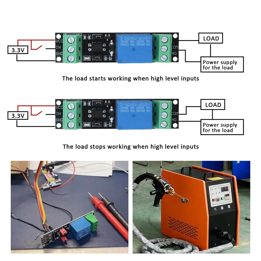 5pcs 3V Relay Power Switch Board 1 Channel Optocoupler Relay Module Control 5PCS Single Channel 3V Relay Isolation Drive Control