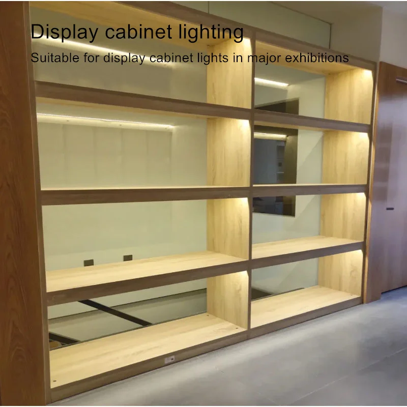 No slot display light right Angle laminate light wardrobe triangle light bar wine cabinet shoe cabinet sense Cabinet light