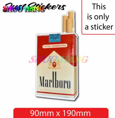 WINFIELD BENSON & HEDGES, LUCKY STRIKE Retro Cigarette Car Decal Vinyl Auto Parts Window Trunk Toolbox Decorative Decal PVC