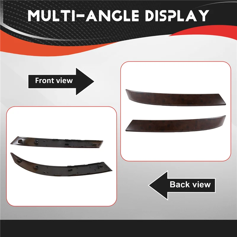 

A99F-Car Rear Inner Door Handle Cover 51426959335 For BMW E60 E61 2004-2006 Inner Pull Handle Outside Cover