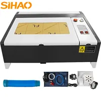 SIHAO Laser Engraver Machine 50W CO2 M2 Controller 400*400mm Engraving Area for Acrylic Wood Leather Professional Laser Cutter