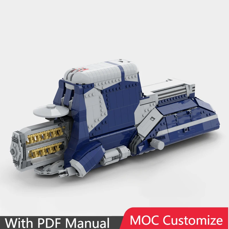 

Popular 1898 Pcs Custom Space MOC SpaceShip Battle Modular DIY Model Architecture Assembly Model Toy Christmas Birthday Gifts