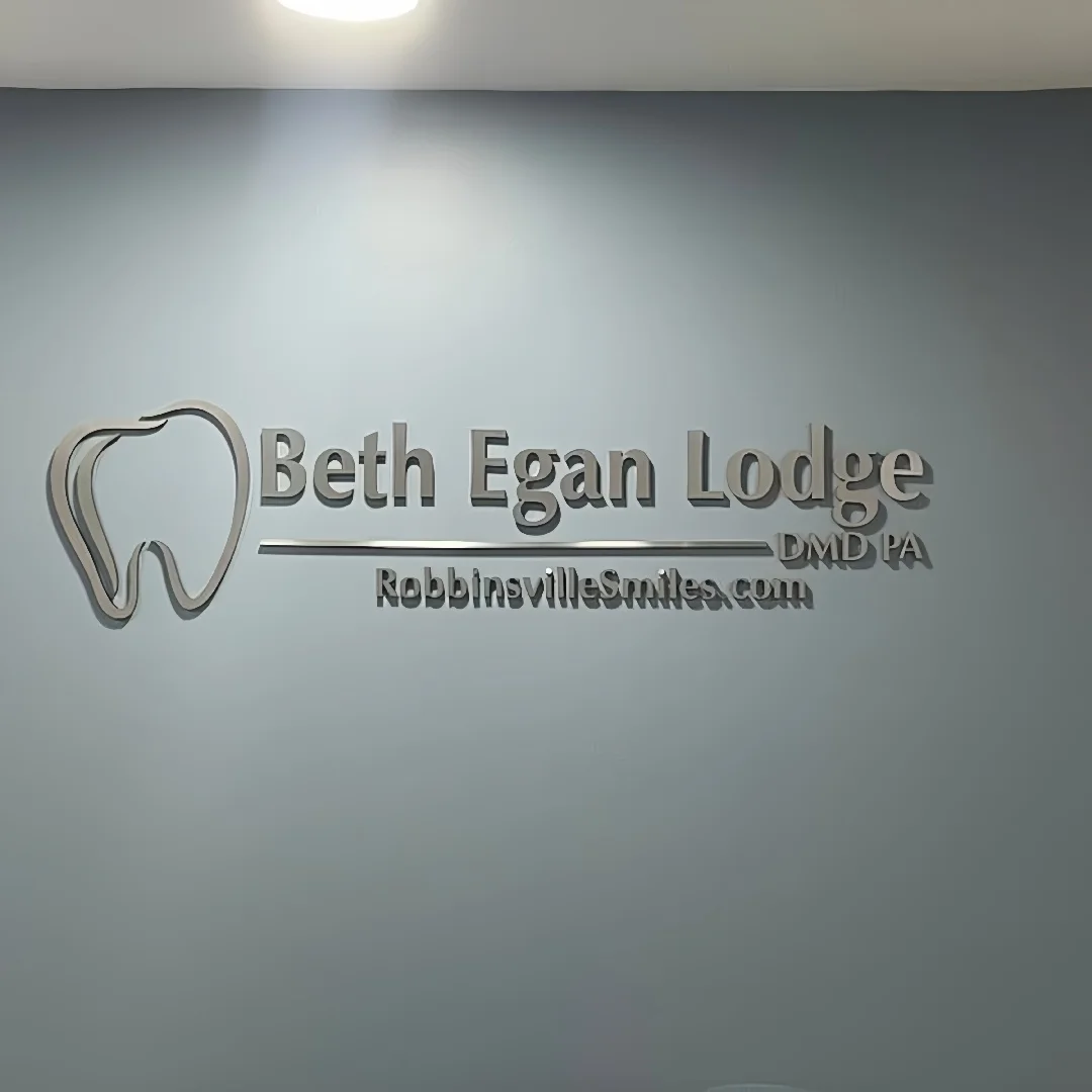 Custom Laser Cut, Clinic Sign, Sign with Raised 3D Design, Business Eye Doctor Lobby Signage, Reception Logo, Brushed Metal Logo