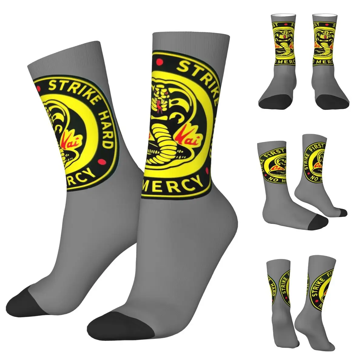 

Karate Kid Cobra Kai Vintage Men and Women printing Socks,Windproof Applicable throughout the year Dressing Gift