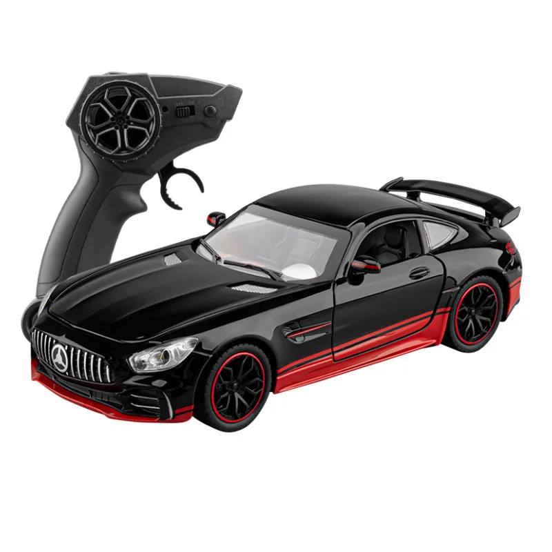 

Car To 1:24 Large Remote Control Car Model Simulation Alloy Sound and Light Pull Back Children's Sound and Light Toy Car Batch