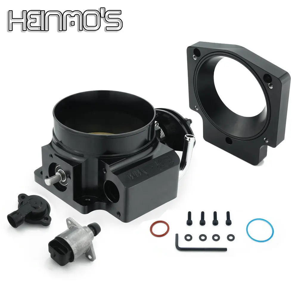 92mm Throttle Body+Manifold Adapter Plate Gasket For LS1 LS2 LS LSX Throttle Position Sensor TPS Idle Air Control IAC Kit 102mm