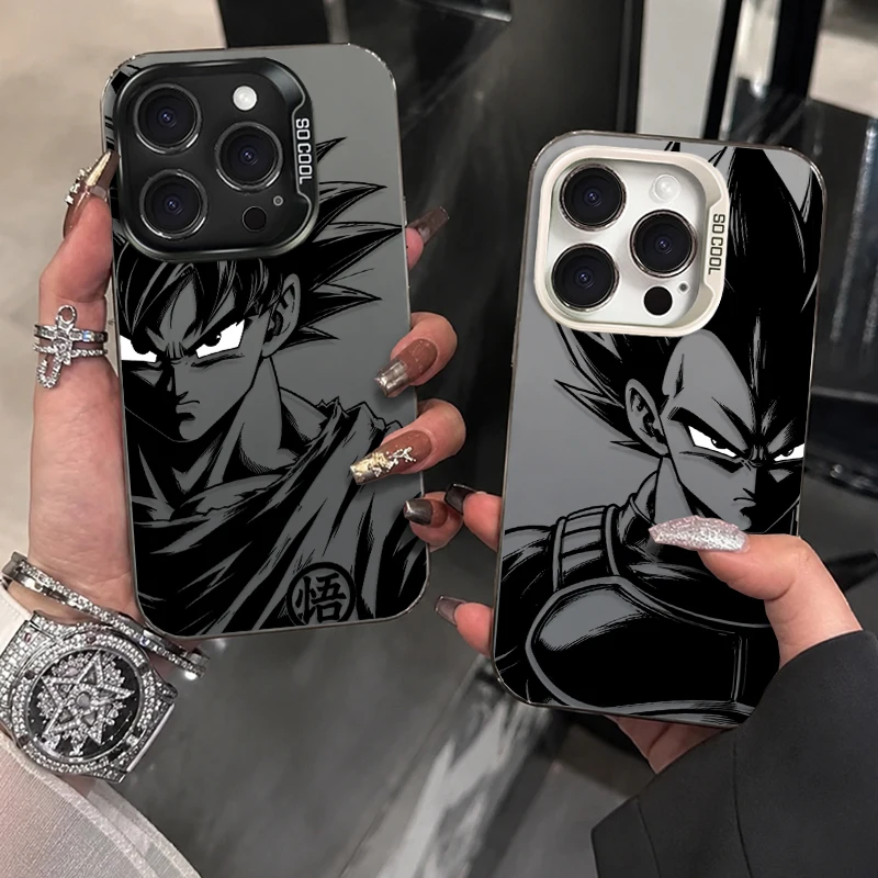 Vegetas Gokus Phone Case for Samsung Galaxy S26 S25 S24 S23 S22 S21 S20 Note20 FE Ultra Edge Plus 4G 5G Anti Fall Matte Cover